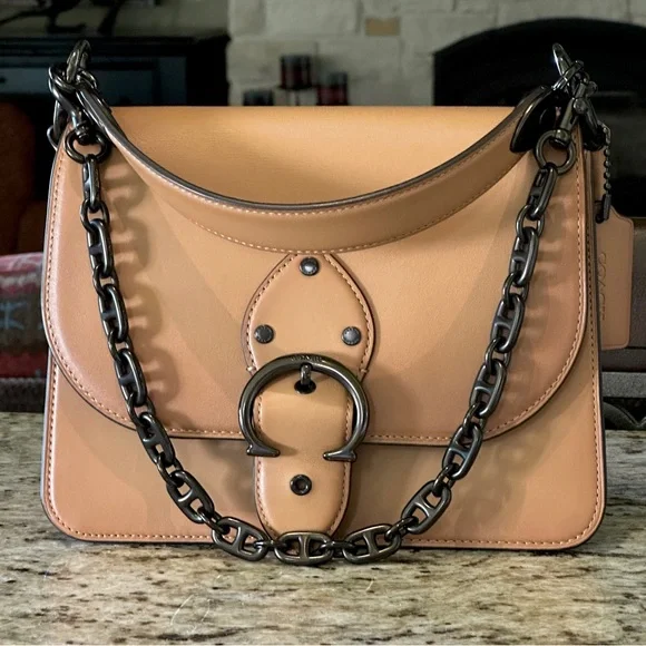 Coach Beat Shoulder Bag Natural - Picture 3 of 13